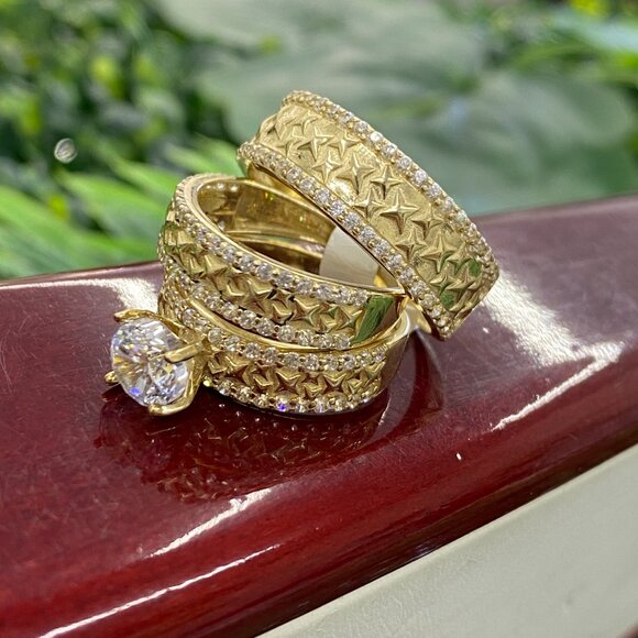 New Brand Anillos de Matrimonio para Mujeres e Caballeros Buen Precio - Picture 6 of 8